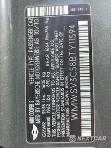 Zdjęcie 12 z 14 samochodu: 2011 MINI COOPER S VIN:WMWSV3C58BTY11594 - miniatura