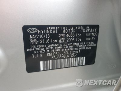 Zdjęcie 12 z 14 samochodu: 2013 HYUNDAI ELANTRA GT VIN:KMHD35LE5DU112946 - miniatura