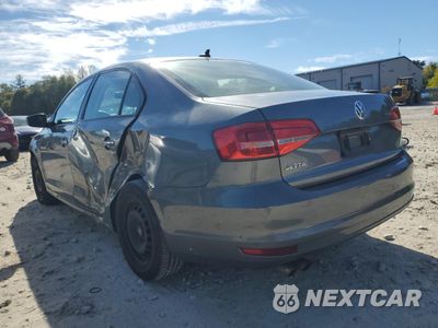Drugie zdjęcie samochodu z przodu: 2015 VOLKSWAGEN JETTA BASE VIN:3VW2K7AJ0FM401313 - miniatura