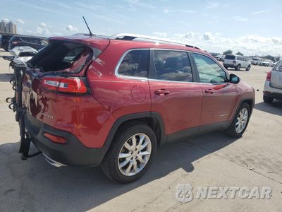 Trzecie zdjęcie samochodu z tyłu: 2015 JEEP CHEROKEE LIMITED VIN:1C4PJMDS8FW510374 - miniatura