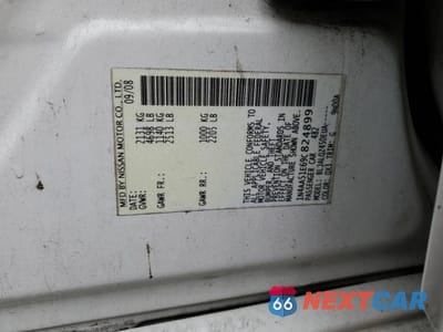 Zdjęcie 12 z 12 samochodu: 2009 NISSAN MAXIMA S VIN:1N4AA51E69C824899 - miniatura