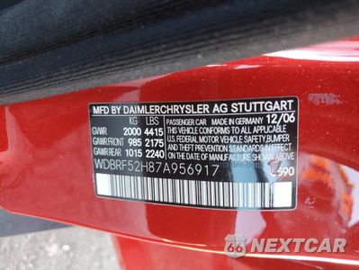 Zdjęcie 12 z 13 samochodu: 2007 MERCEDES-BENZ C 230 VIN:WDBRF52H87A956917 - miniatura