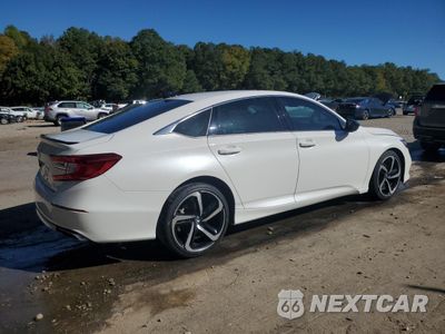 Trzecie zdjęcie samochodu z tyłu: 2022 HONDA ACCORD SPORT SE VIN:1HGCV1F46NA055523 - miniatura
