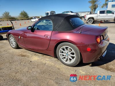 Drugie zdjęcie samochodu z przodu: 2004 BMW Z4 2.5 VIN:4USBT335X4LR68145 - miniatura