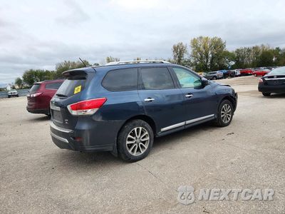 Trzecie zdjęcie samochodu z tyłu: 2014 NISSAN PATHFINDER S VIN:5N1AR2MM2EC619493 - miniatura