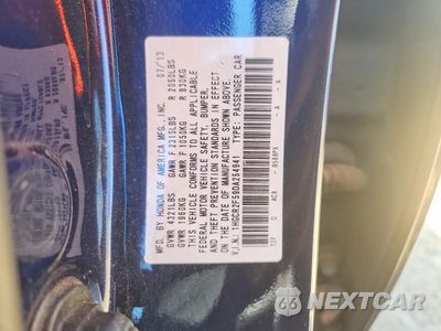 Zdjęcie 13 z 13 samochodu: 2013 HONDA ACCORD SPORT VIN:1HGCR2F59DA254941 - miniatura