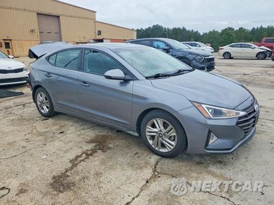 Czwarte zdjęcie samochodu z boku: 2019 HYUNDAI ELANTRA VALUE EDITION VIN:KMHD84LF9KU892242 - miniatura