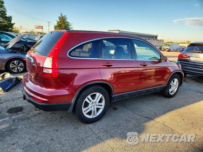 Trzecie zdjęcie samochodu z tyłu: 2010 HONDA CR-V EXL VIN:JHLRE4H70AC000276 - miniatura