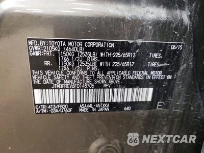 Zdjęcie 13 z 13 samochodu: 2015 TOYOTA RAV4 LE VIN:JTMBFREV6FD148705 - miniatura