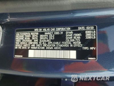 Zdjęcie 14 z 14 samochodu: 2020 VOLVO XC90 T5 MOMENTUM VIN:YV4102PK9L1602768 - miniatura