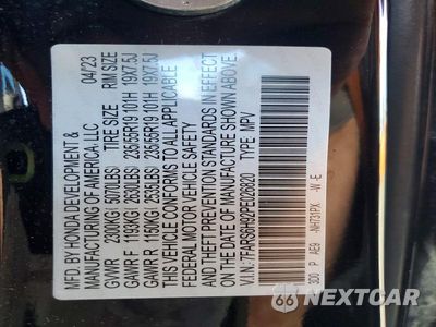 Zdjęcie 13 z 13 samochodu: 2023 HONDA CR-V SPORT TOURING VIN:7FARS6H92PE026820 - miniatura