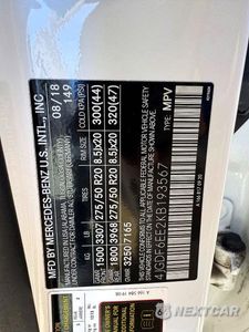 Zdjęcie 13 z 13 samochodu: 2019 MERCEDES-BENZ GLS 450 4MATIC VIN:4JGDF6EE2KB193567 - miniatura