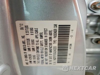 Zdjęcie 12 z 12 samochodu: 2012 HONDA ACCORD LX VIN:1HGCP2F39CA240220 - miniatura