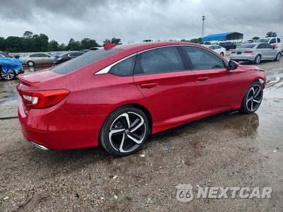 Trzecie zdjęcie samochodu z tyłu: 2018 HONDA ACCORD SPORT VIN:1HGCV2F32JA039309 - miniatura