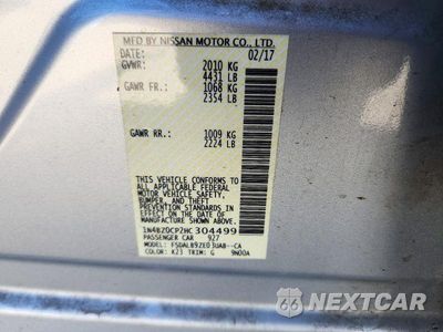 Zdjęcie 12 z 12 samochodu: 2017 NISSAN LEAF S VIN:1N4BZ0CP2HC304499 - miniatura