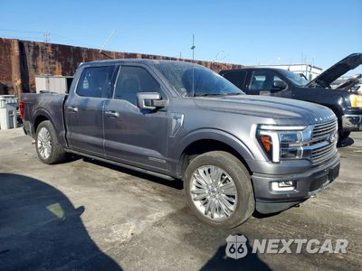 Czwarte zdjęcie samochodu z boku: 2024 FORD F150 PLATINUM VIN:1FTFW7LD9RFA41401 - miniatura