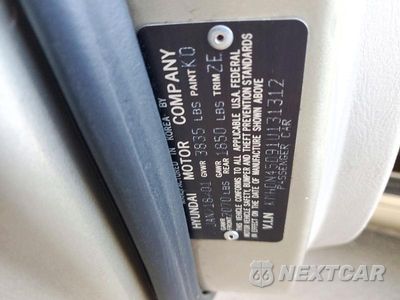 Zdjęcie 12 z 12 samochodu: 2001 HYUNDAI ELANTRA GLS VIN:KMHDN45D91U131312 - miniatura