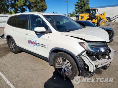 Czwarte zdjęcie samochodu z boku: 2018 HONDA PILOT EXL VIN:5FNYF5H55JB003820 - miniatura