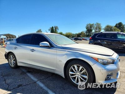Czwarte zdjęcie samochodu z boku: 2016 INFINITI Q50 2.0T PREMIUM VIN:JN1CV7AP0GM202152 - miniatura