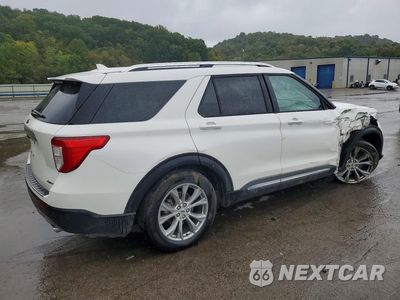 Trzecie zdjęcie samochodu z tyłu: 2022 FORD EXPLORER LIMITED VIN:1FMSK8FH1NGB43998 - miniatura
