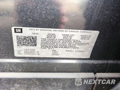 Zdjęcie 13 z 13 samochodu: 2018 CHEVROLET EQUINOX LT VIN:2GNAXSEV6J6277221 - miniatura