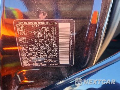 Zdjęcie 13 z 13 samochodu: 2014 NISSAN JUKE S VIN:JN8AF5MR5ET452674 - miniatura
