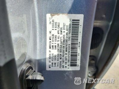 Zdjęcie 13 z 13 samochodu: 2013 HONDA ACCORD EXL VIN:1HGCR2F83DA165618 - miniatura