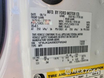 Zdjęcie 14 z 14 samochodu: 2014 FORD EXPEDITION EL LIMITED VIN:1FMJK2A55EEF65242 - miniatura