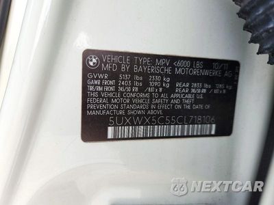 Zdjęcie 13 z 13 samochodu: 2012 BMW X3 XDRIVE28I VIN:5UXWX5C55CL718106 - miniatura
