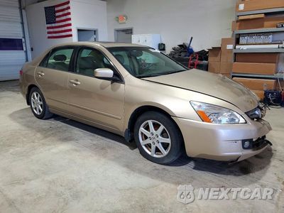 Czwarte zdjęcie samochodu z boku: 2004 HONDA ACCORD EX VIN:1HGCM66804A053610 - miniatura