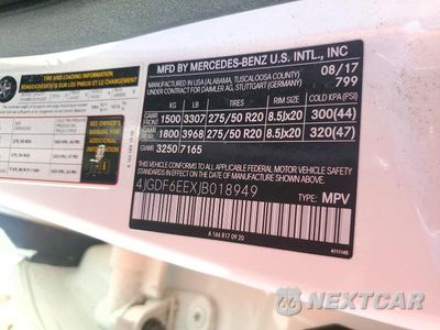 Zdjęcie 12 z 12 samochodu: 2018 MERCEDES-BENZ GLS 450 4MATIC VIN:4JGDF6EEXJB018949 - miniatura