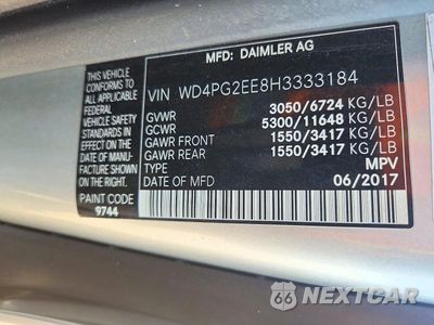 Zdjęcie 13 z 13 samochodu: 2017 MERCEDES-BENZ METRIS VIN:WD4PG2EE8H3333184 - miniatura
