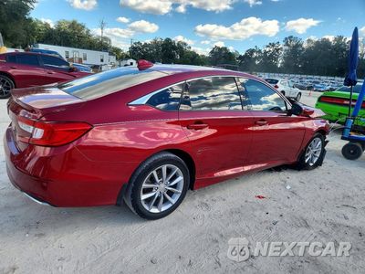 Trzecie zdjęcie samochodu z tyłu: 2021 HONDA ACCORD LX VIN:1HGCV1F11MA020828 - miniatura