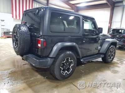 Trzecie zdjęcie samochodu z tyłu: 2020 JEEP WRANGLER SPORT VIN:1C4GJXAN0LW228726 - miniatura