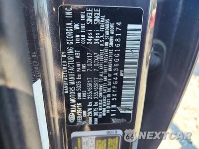 Zdjęcie 14 z 14 samochodu: 2016 KIA SORENTO LX VIN:5XYPG4A36GG168174 - miniatura