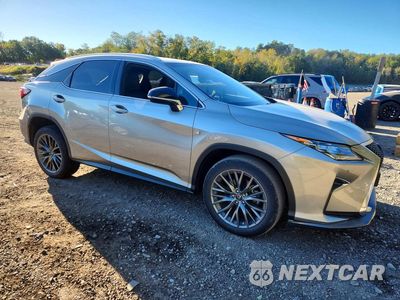Czwarte zdjęcie samochodu z boku: 2018 LEXUS RX 350 F SPORT VIN:2T2BZMCA0JC161591 - miniatura