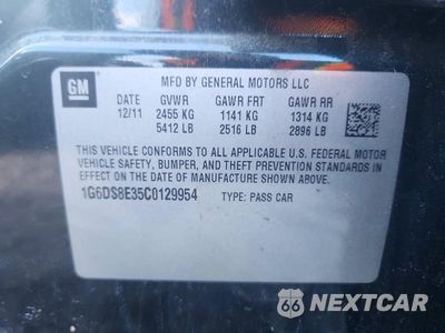 Zdjęcie 12 z 12 samochodu: 2012 CADILLAC CTS PREMIUM COLLECTION VIN:1G6DS8E35C0129954 - miniatura