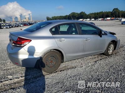 Trzecie zdjęcie samochodu z tyłu: 2013 HONDA CIVIC LX VIN:19XFB2F55DE077124 - miniatura