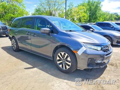 Czwarte zdjęcie samochodu z boku: 2025 HONDA ODYSSEY EXL VIN:5FNRL6H66SB074067 - miniatura
