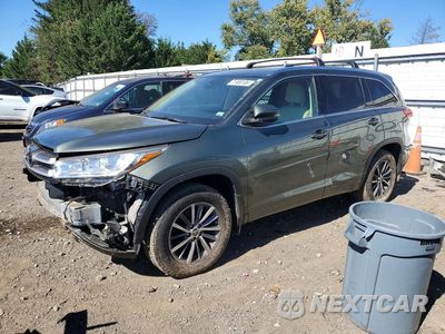 2018 TOYOTA HIGHLANDER XLE 5TDJZRFH2JS805654 - główne zdjęcie licytacji z USA - miniatura