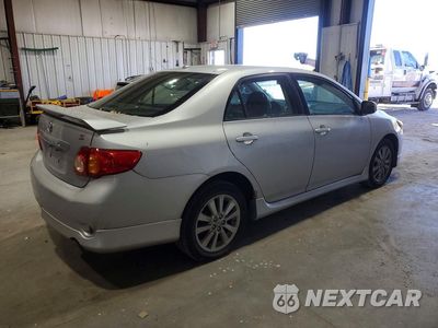 Trzecie zdjęcie samochodu z tyłu: 2010 TOYOTA COROLLA S VIN:1NXBU4EE6AZ199182 - miniatura