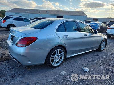 Trzecie zdjęcie samochodu z tyłu: 2015 MERCEDES-BENZ C 300 4MATIC VIN:55SWF4KB4FU036250 - miniatura
