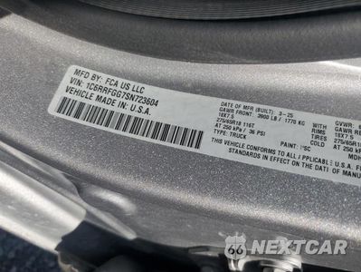 Zdjęcie 12 z 12 samochodu: 2025 RAM 1500 TRADESMAN VIN:1C6RRFGG7SN723604 - miniatura