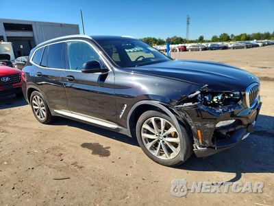 Czwarte zdjęcie samochodu z boku: 2019 BMW X3 XDRIVE30I VIN:5UXTR9C58KLP90632 - miniatura