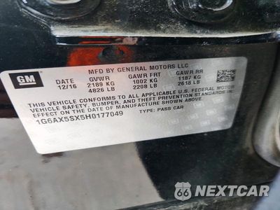 Zdjęcie 13 z 13 samochodu: 2017 CADILLAC CTS LUXURY VIN:1G6AX5SX5H0177049 - miniatura