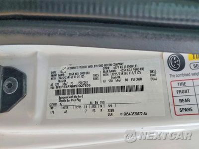 Zdjęcie 10 z 10 samochodu: 2023 FORD E450 SHUTTLE BUS VIN:1FDFE4FN6PDD27636 - miniatura