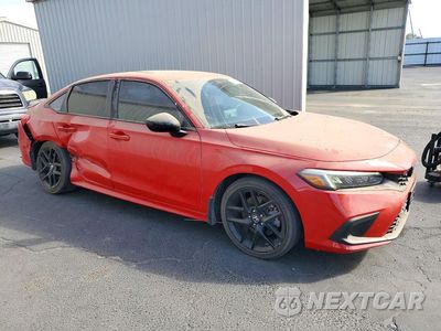 Czwarte zdjęcie samochodu z boku: 2022 HONDA CIVIC SI VIN:2HGFE1E5XNH473270 - miniatura
