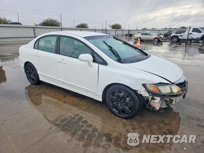 Czwarte zdjęcie samochodu z boku: 2010 HONDA CIVIC LX VIN:2HGFA1F5XAH560249 - miniatura