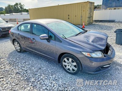 Czwarte zdjęcie samochodu z boku: 2015 HONDA CIVIC LX VIN:19XFB2F5XFE091524 - miniatura