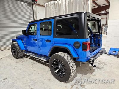 Drugie zdjęcie samochodu z przodu: 2021 JEEP WRANGLER UNLIMITED SAHARA VIN:1C4HJXEG9MW855376 - miniatura